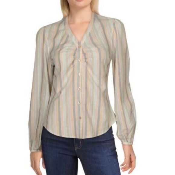 Joe's Jeans Size Small Button Up Blouse - Picture 1 of 5